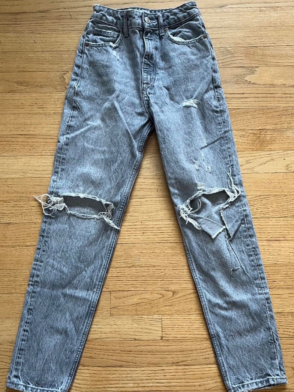 Zara Women's Grey Jeans
